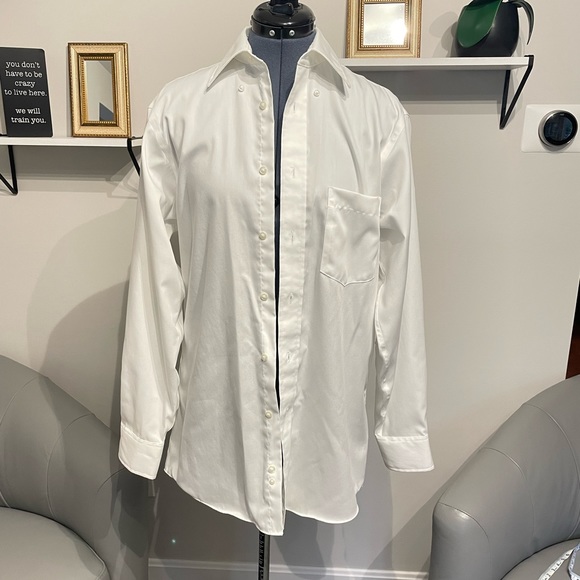 Men’s Dress Shirt Ss 15R - Picture 1 of 4